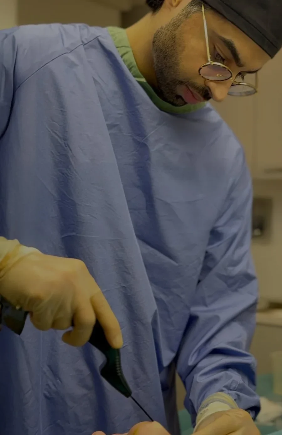 Morpheus8 being carried out at Dr Sultan's clinic on Hollywood Road, Chelsea